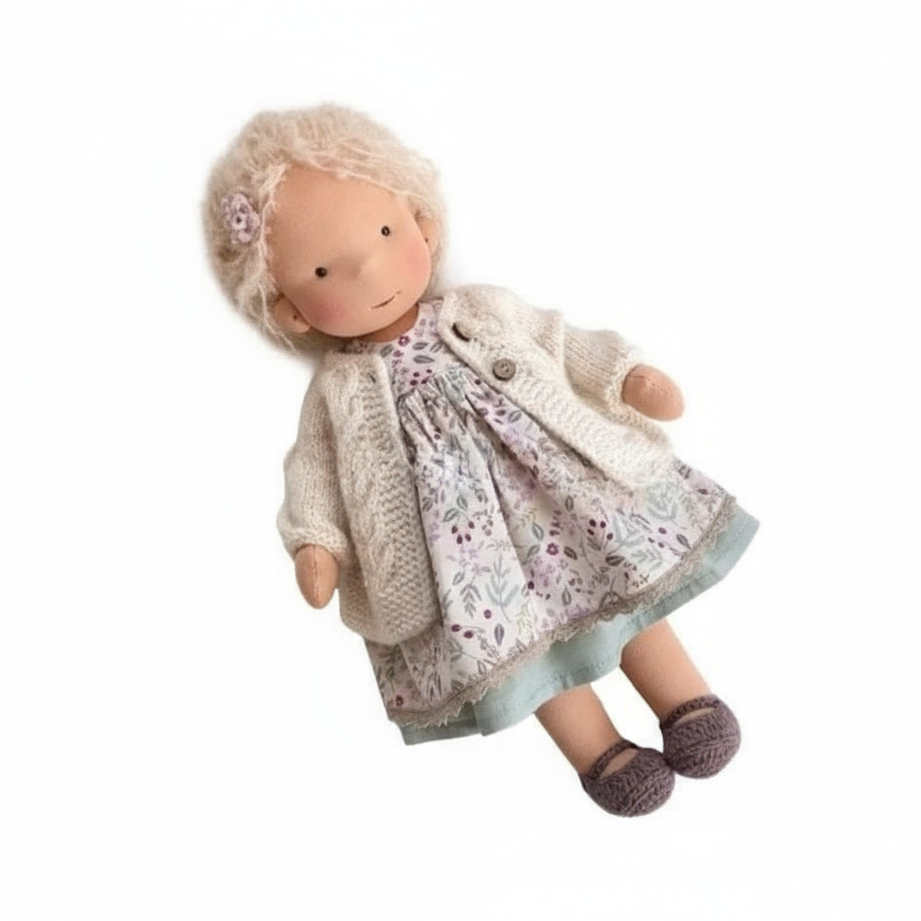 BowLift | Handmade Waldorf Doll Made of Cotton for Creative Play