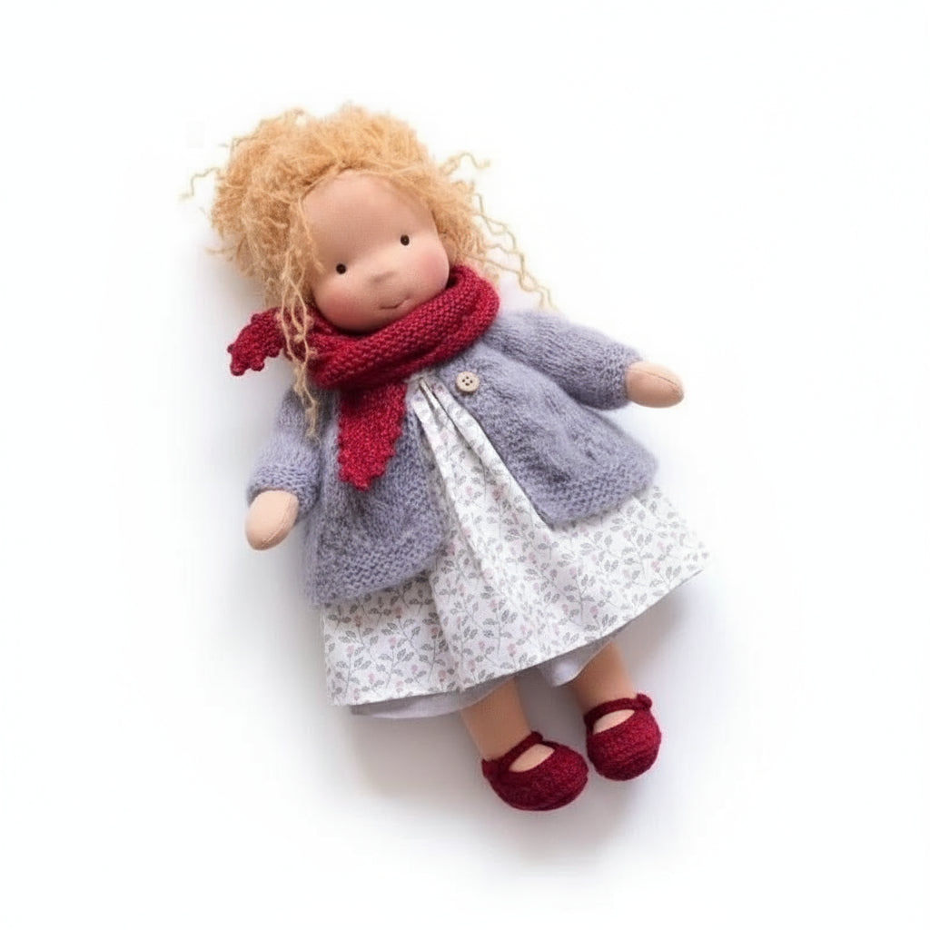 BowLift | Handmade Waldorf Doll Made of Cotton for Creative Play