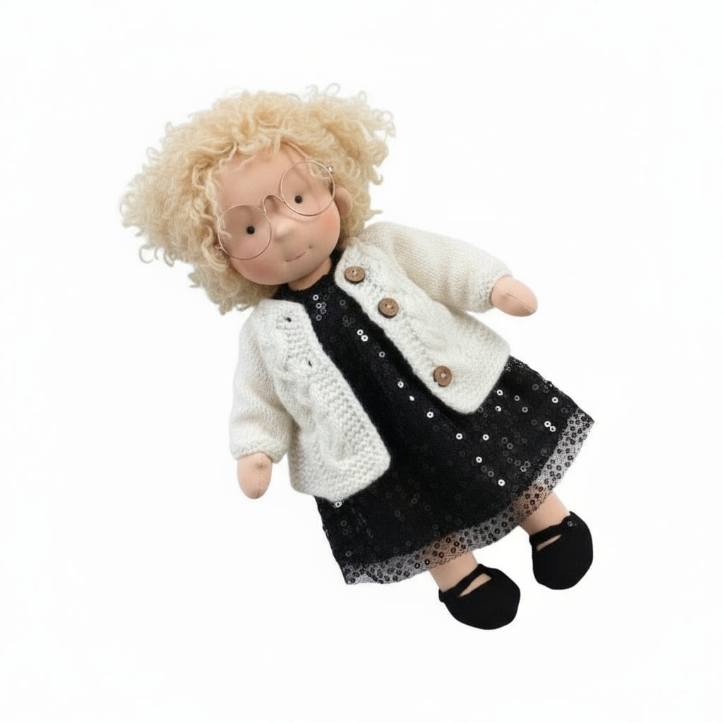 BowLift | Handmade Waldorf Doll Made of Cotton for Creative Play