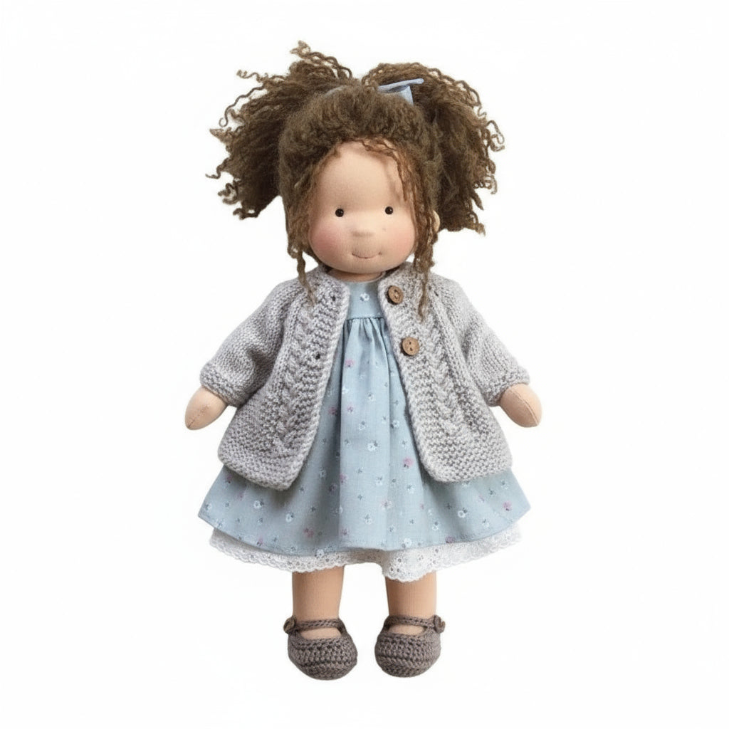 BowLift | Handmade Waldorf Doll Made of Cotton for Creative Play