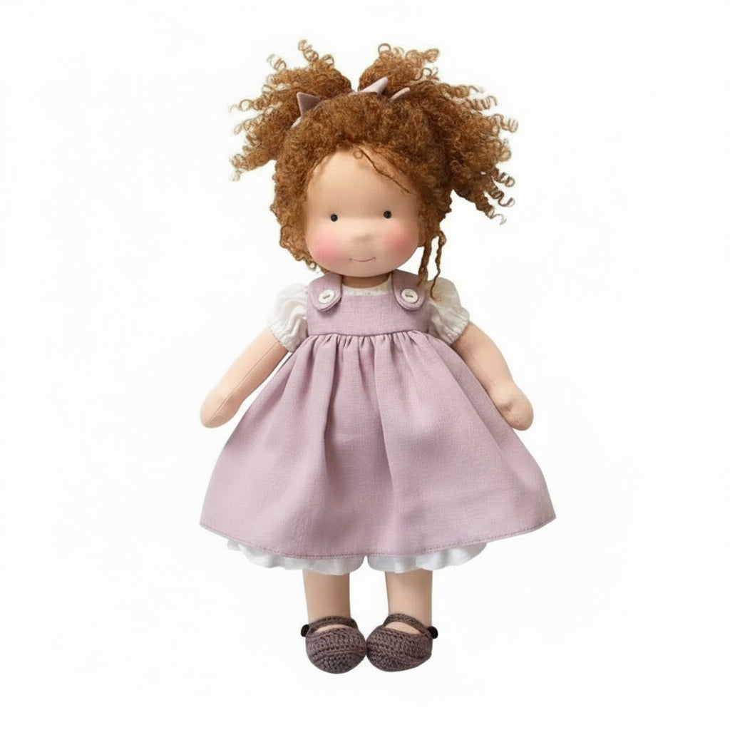 BowLift | Handmade Waldorf Doll Made of Cotton for Creative Play