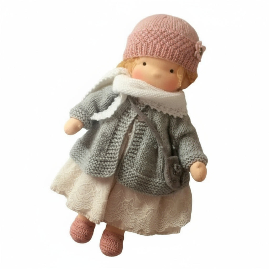 BowLift | Handmade Waldorf Doll Made of Cotton for Creative Play