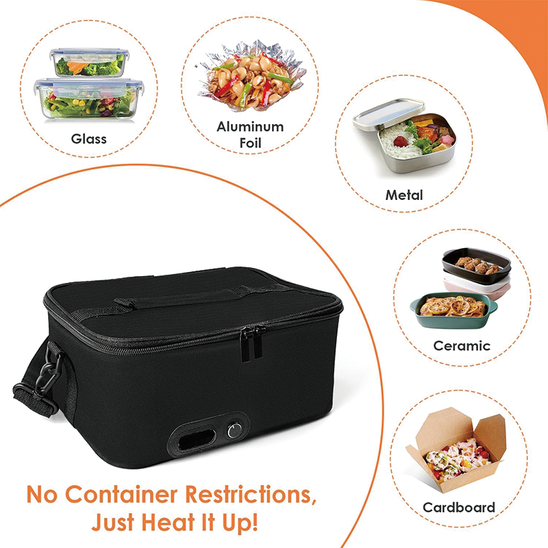 BowLift | 110V-220V Home/Office Food Warmer, Adjustable Temperature Food Warmer Electric Lunch Box for Cooking and Reheating Meals in Office, Travel, Hotel, Home