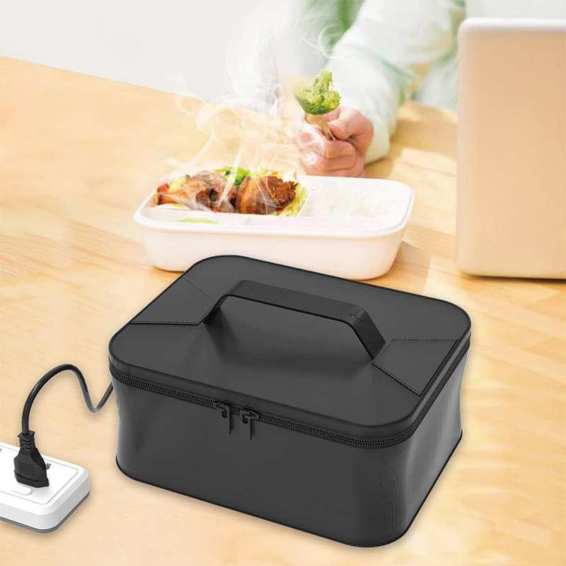 BowLift | 12V /110V Electric Home/Office Food Warmer, Lunch Box Personal Food Warmer Microwave Heated Lunch Box, Portable Oven for Office/Home/Truck/Outdoor