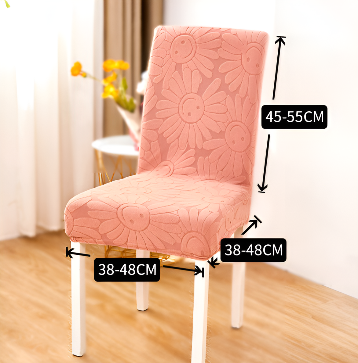 BowLift | Fleur Smiley Flower Stretch Chair Cover