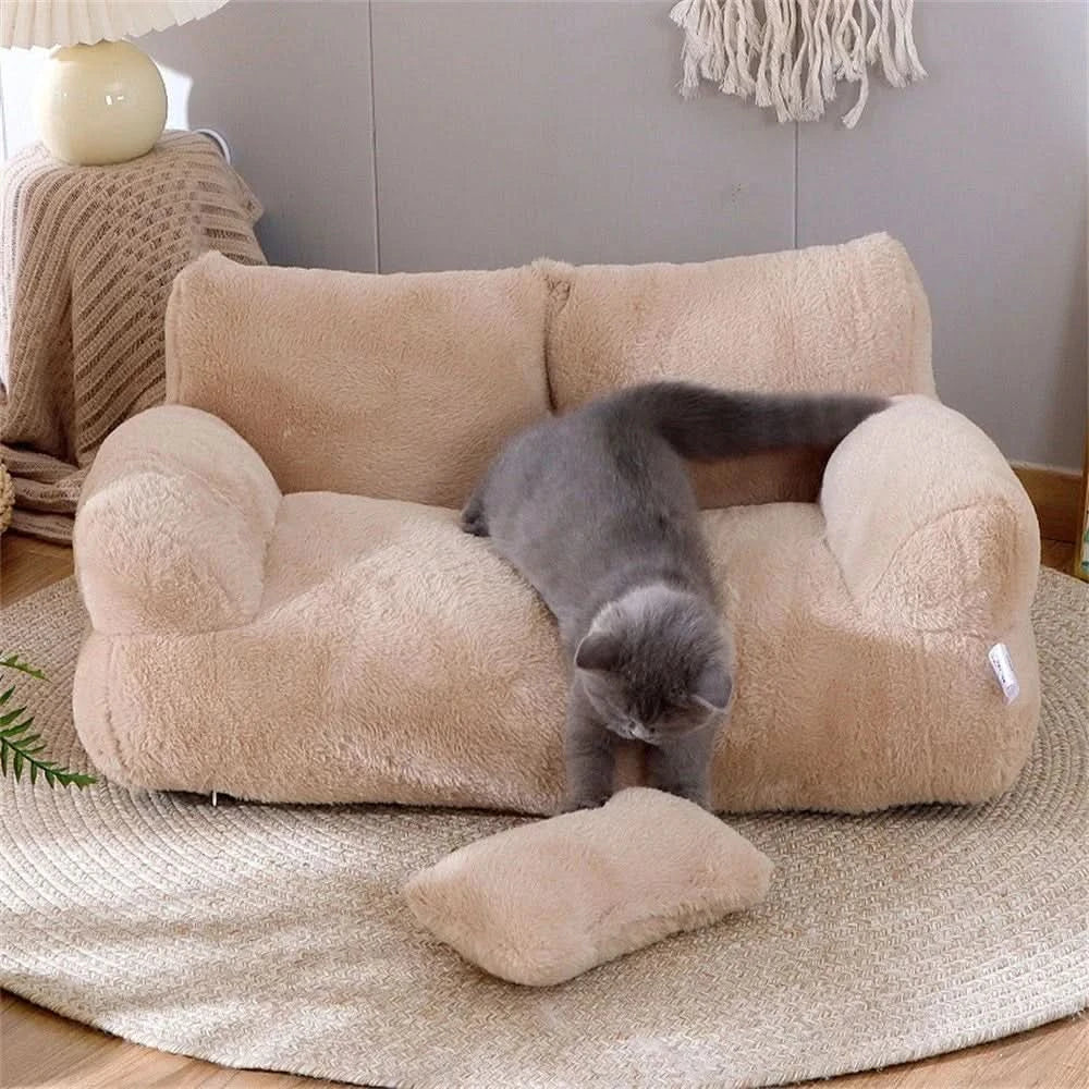 BowLift | FLUFFYCOMFORT – Luxurious pet sofa made of plush for maximum relaxation comfort