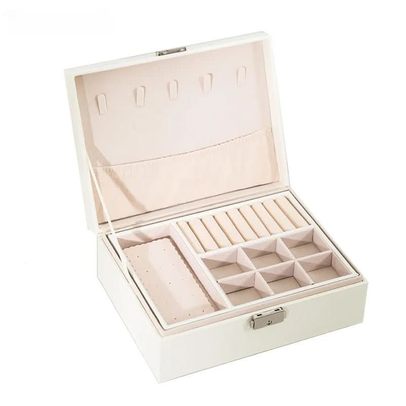 BowLift | Jewelry box made of wood with PU leather surface