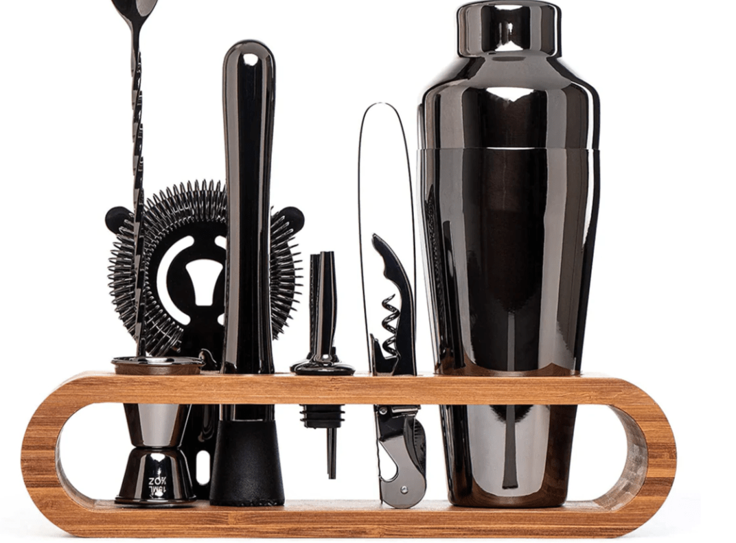 BowLift | 10-piece stainless steel cocktail set for stylish drinks
