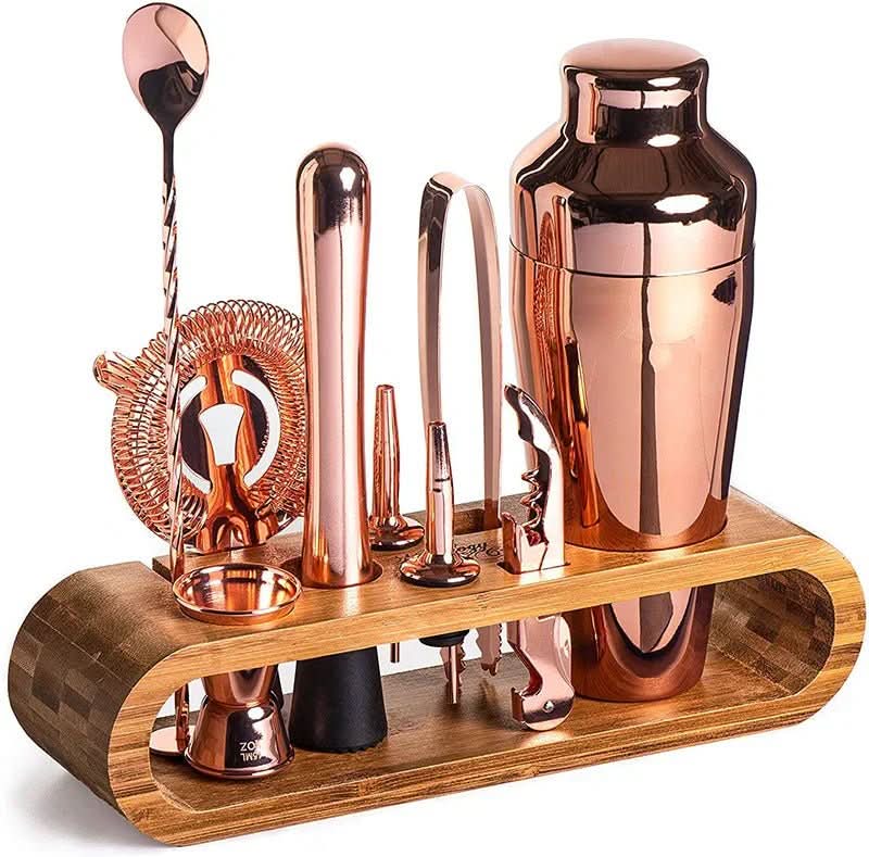 BowLift | 10-piece stainless steel cocktail set for stylish drinks