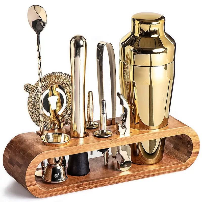 BowLift | 10-piece stainless steel cocktail set for stylish drinks