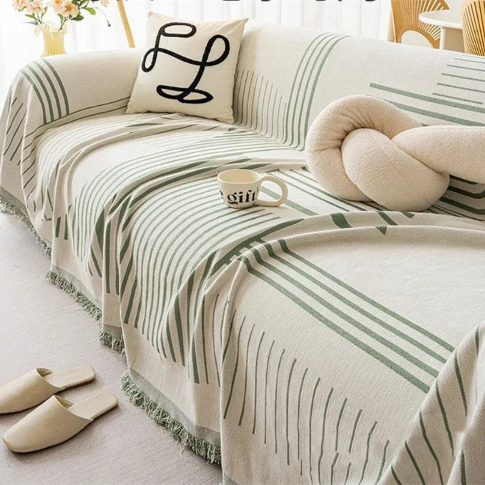 BowLift | Luxurious Snowflake Chenille Sofa Cover