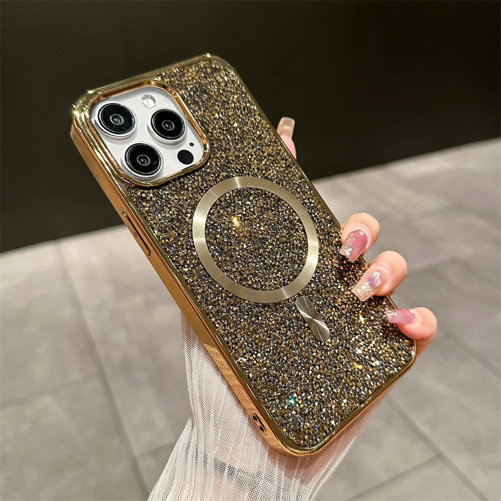 BowLift | Bling Glitter Magnetic Case for iPhone