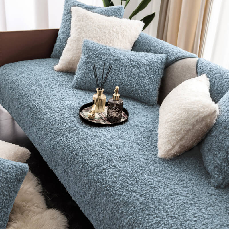 BowLift | Luxury Warm Fleece Furniture Protection Mat Non-Slip Sofa Cover