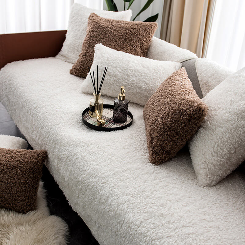 BowLift | Luxury Warm Fleece Furniture Protection Mat Non-Slip Sofa Cover