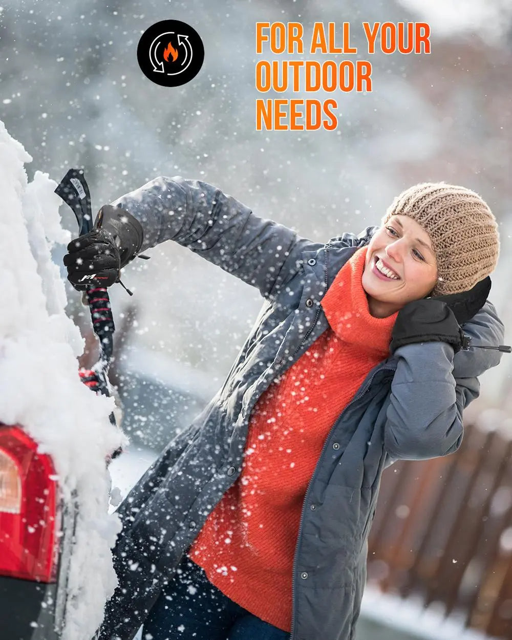 BowLift | Thermal Heated Gloves | Waterproof Rechargeable Winter Gloves