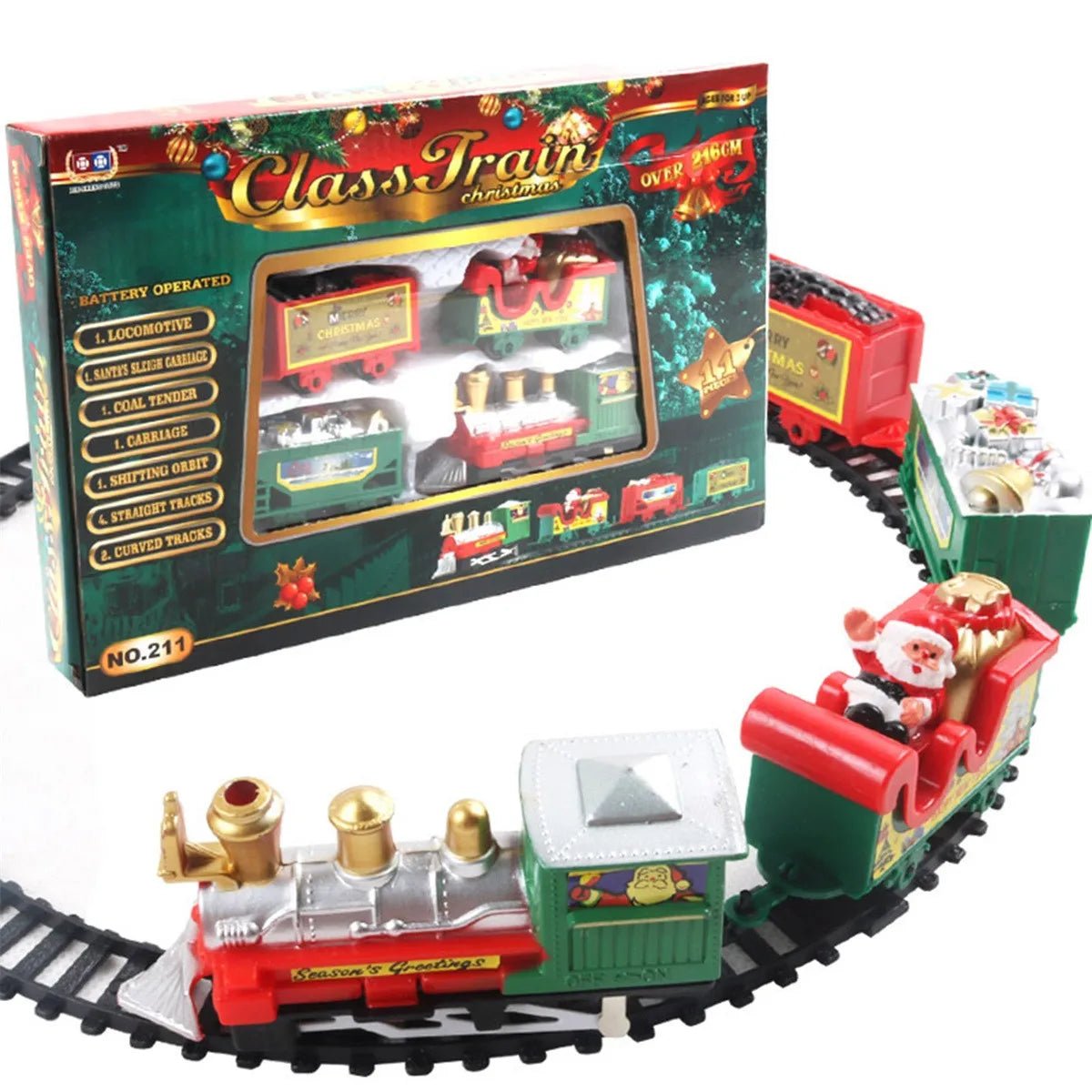 BowLift | Electric Christmas Tree Train with Realistic Details and Quick Assembly