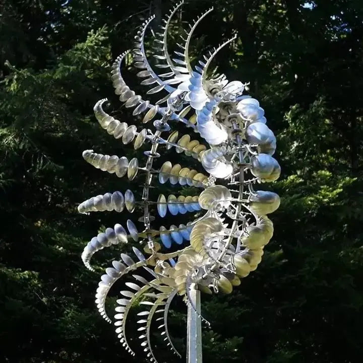 BowLift | Magical Metal Wind Sculpture – Fascinating Garden Decoration