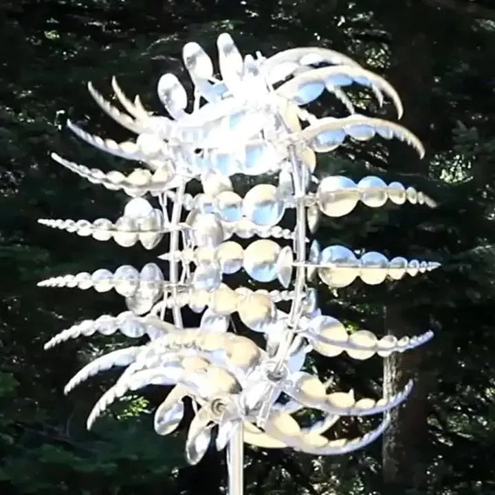 BowLift | Magical Metal Wind Sculpture – Fascinating Garden Decoration