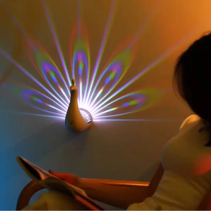 BowLift | Magical Peacock Projection Lamp