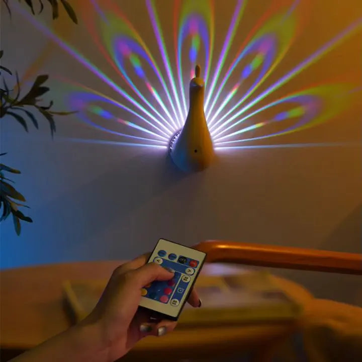 BowLift | Magical Peacock Projection Lamp