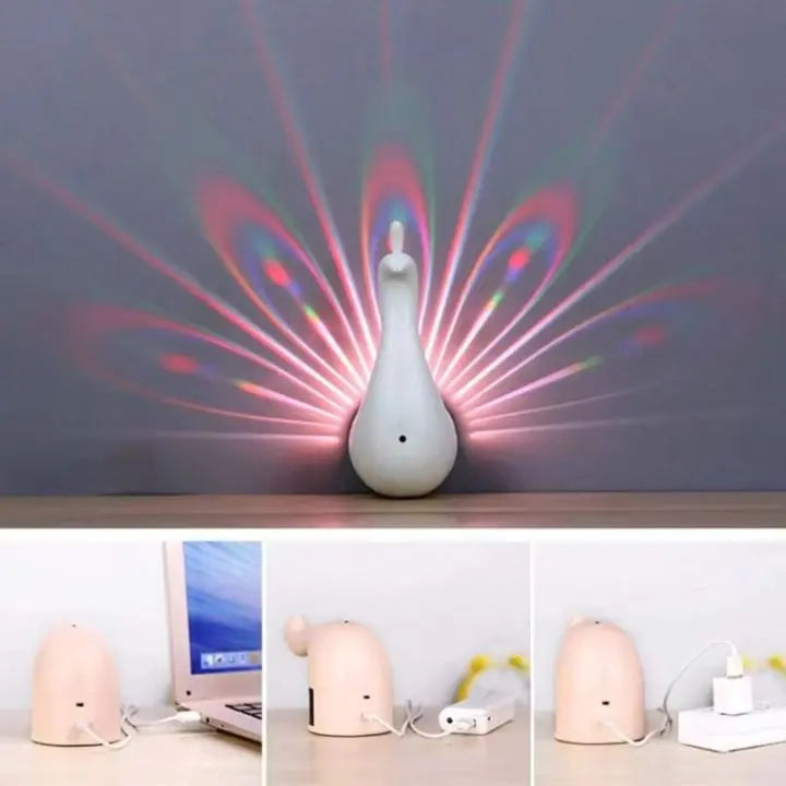 BowLift | Magical Peacock Projection Lamp