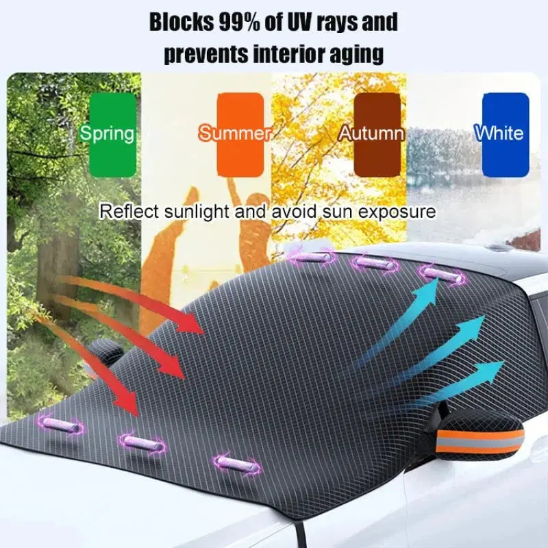 BowLift | Magnetic Car Snow Cover – Year-Round PRedection, Easy to Install