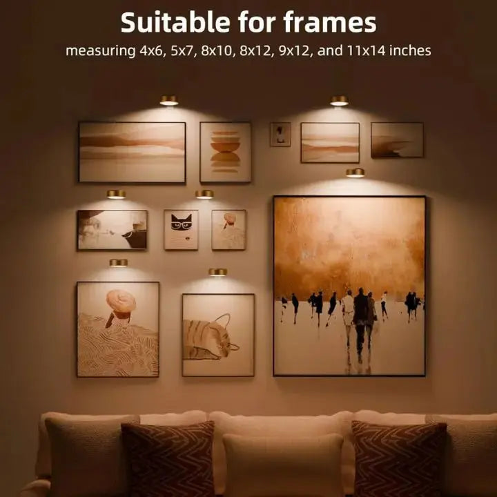 BowLift | Magnetic LED Picture Light – Perfectly staging your works
