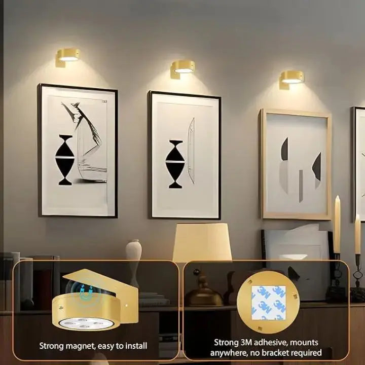 BowLift | Magnetic LED Picture Light – Perfectly staging your works