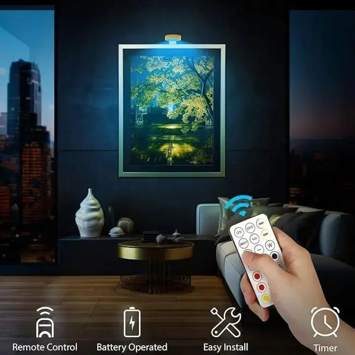 BowLift | Magnetic LED Picture Light – Perfectly staging your works