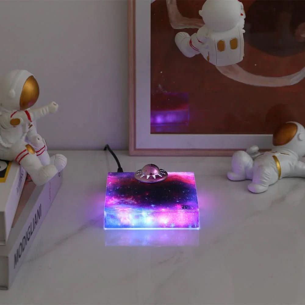 BowLift | Magnetic LED Night Light with Floating Spaceship Design