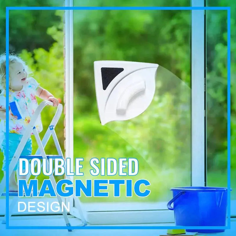 BowLift | Magnetic Triangle Window Cleaner – safe double cleaning