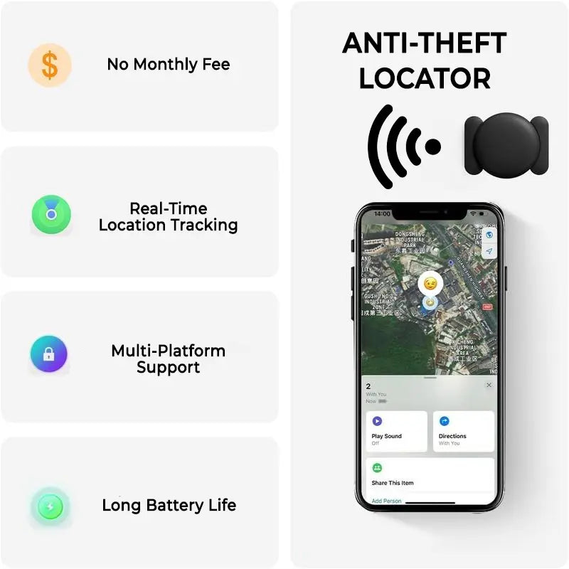 BowLift | Magnetic Mini GPS Tracker – Wireless with 1 Year Battery Life