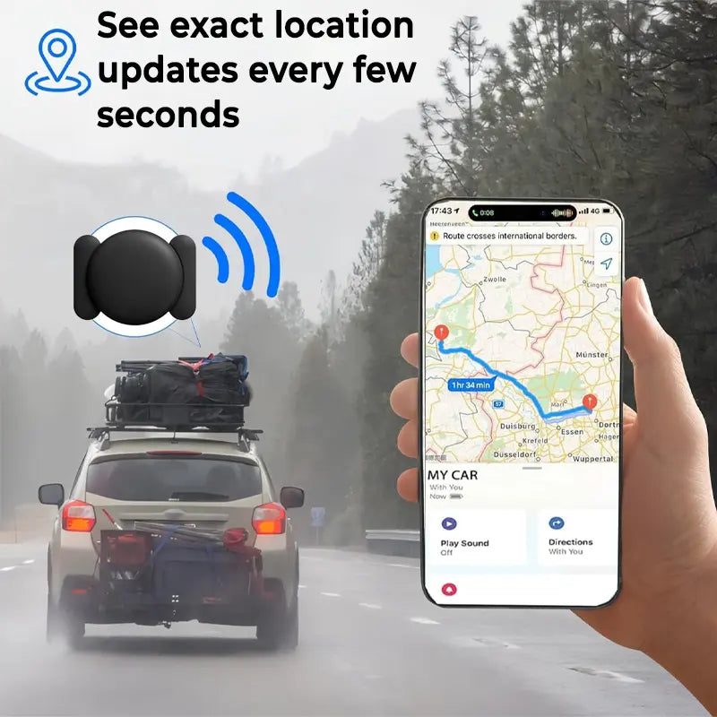 BowLift | Magnetic Mini GPS Tracker – Wireless with 1 Year Battery Life