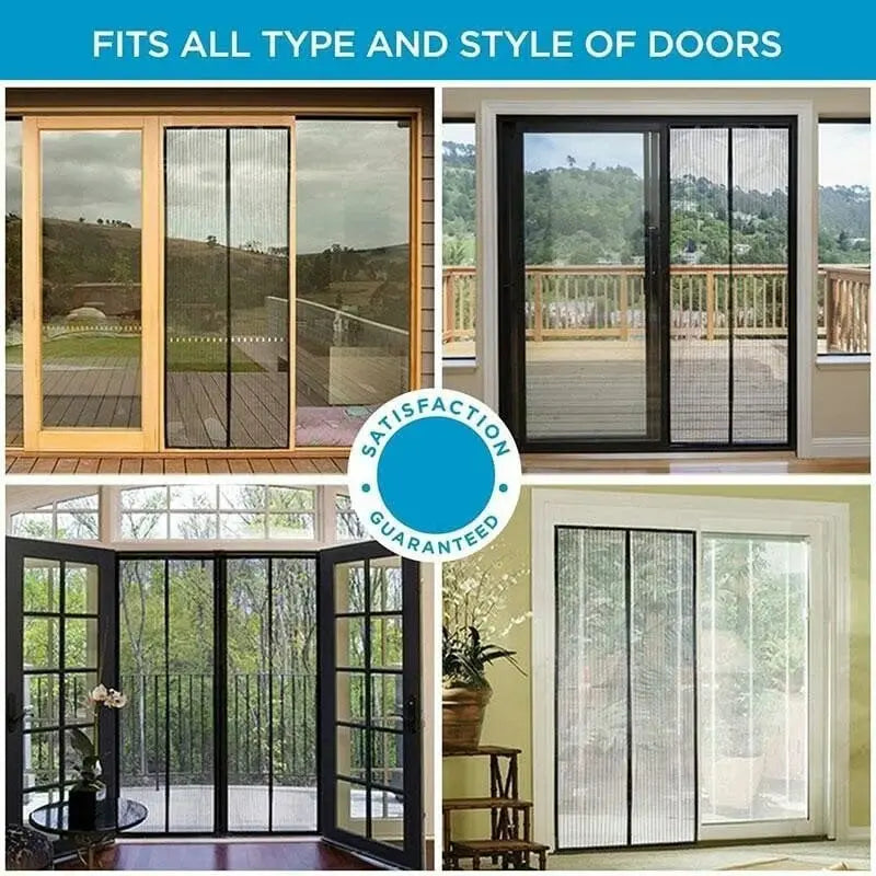 BowLift | Magnetic Fly Screen – Self-Closing Insect PRedection for Doors