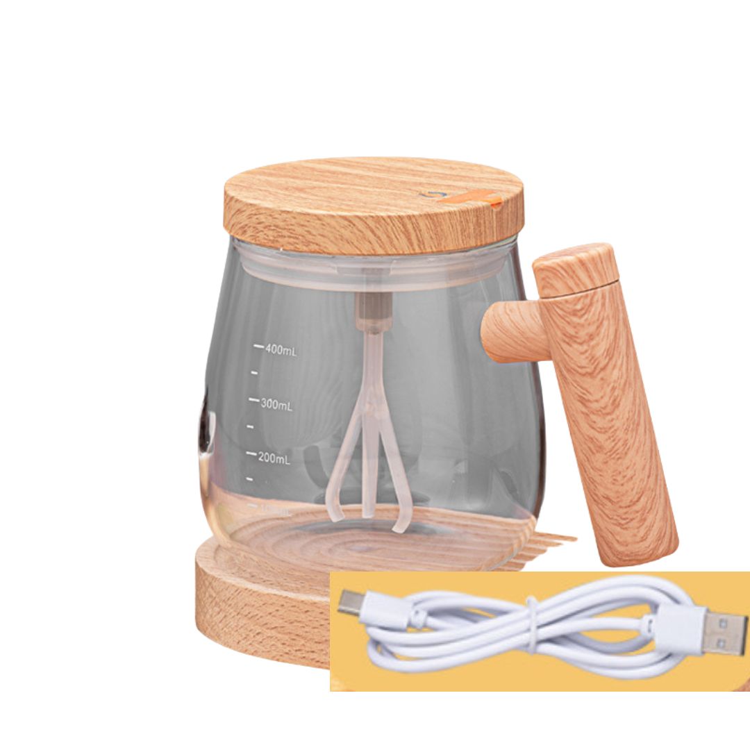 BowLift | 2in1 Mixer Cup made of Wood