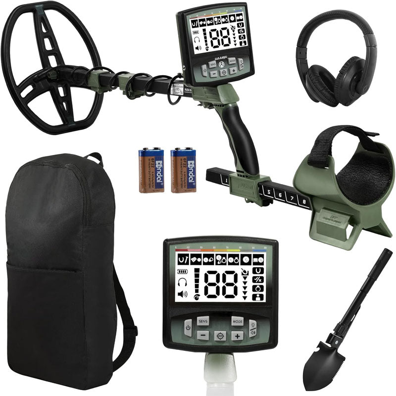BowLift | 12" IP68 Coil Metal Detectors Pinpoint Metal Detector Waterproof Gold and Silver New Advanced DSP Chip