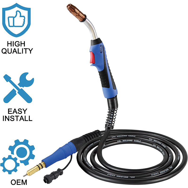 BowLift | 15ft Mig Welding Gun, Miller M25 M-25 169598 Millermatic 200 210 212 250 250X 251 252 250Amp Welder Replacement, MIG Welding Gun Kit