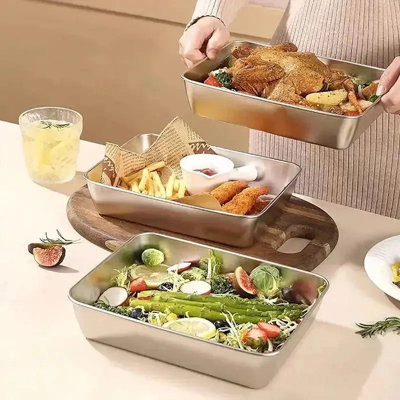 BowLift | Microwave-safe stainless steel containers with lid