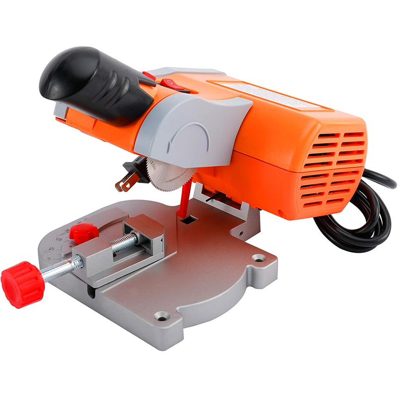 BowLift | 110V Mini Miter Saw with Miter Gauge 2 Inch Saw Blade for Metal, Wood, Plastic, Craft Cutting
