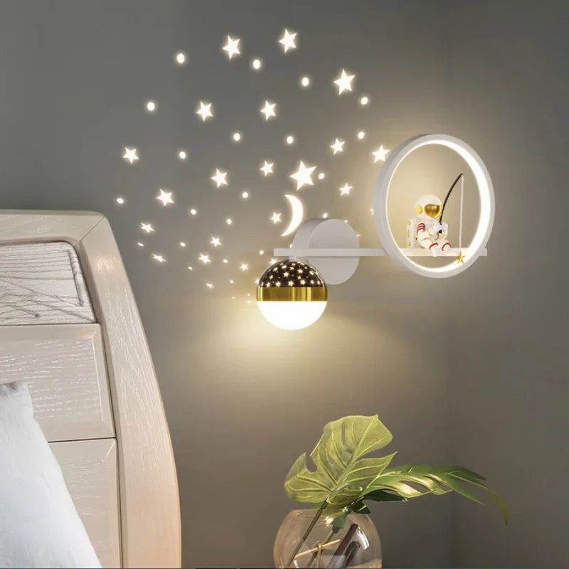 BowLift | Children's Room Wall Light – Stylish star-shaped LED wall light for kids | Gentle light for the bedroom