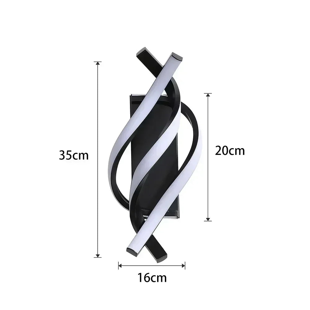 BowLift | Spiral-shaped wall light