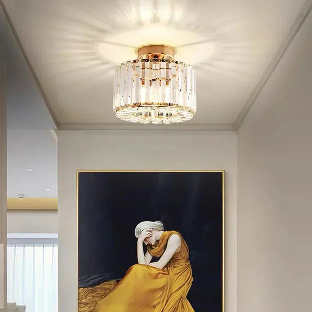 BowLift | GlimmerLux – Dazzling Ceiling Light with Sparkling Crystals