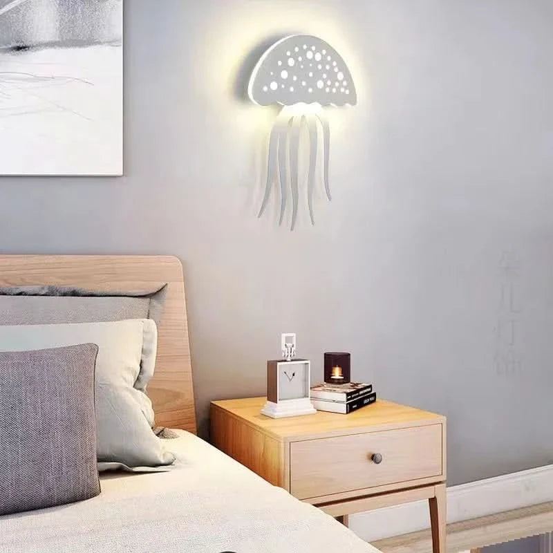 BowLift | GlimmerCoral Jellyfish LED Wall Lamp