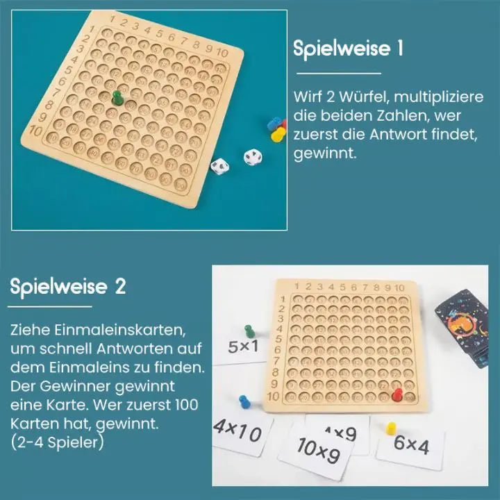 BowLift | Wooden Multiplication Learning Game – Math Support for Children