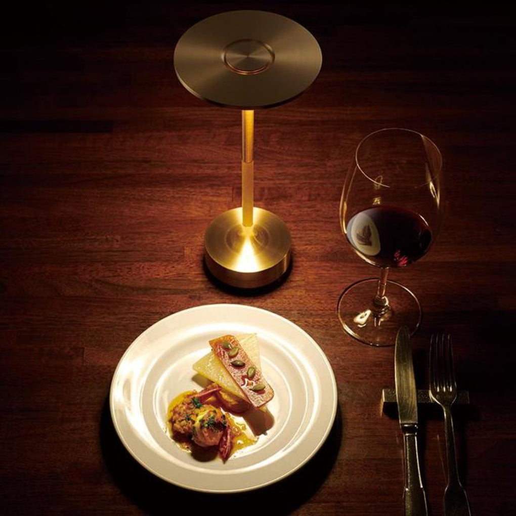 BowLift | Portable Cordless Table Lamp | Dimmable, Rechargeable & Ideal for Indoor and Outdoor Use