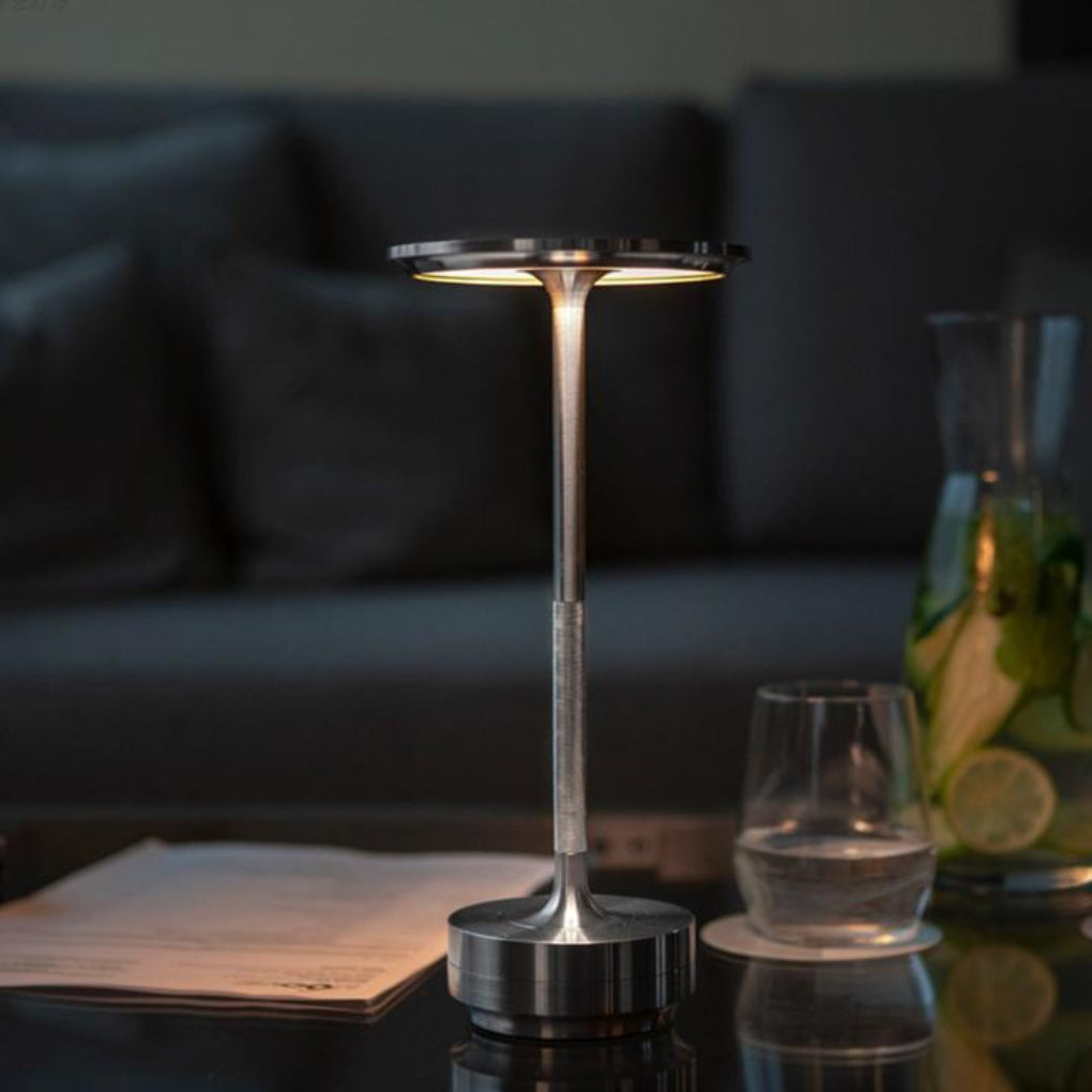 BowLift | Portable Cordless Table Lamp | Dimmable, Rechargeable & Ideal for Indoor and Outdoor Use