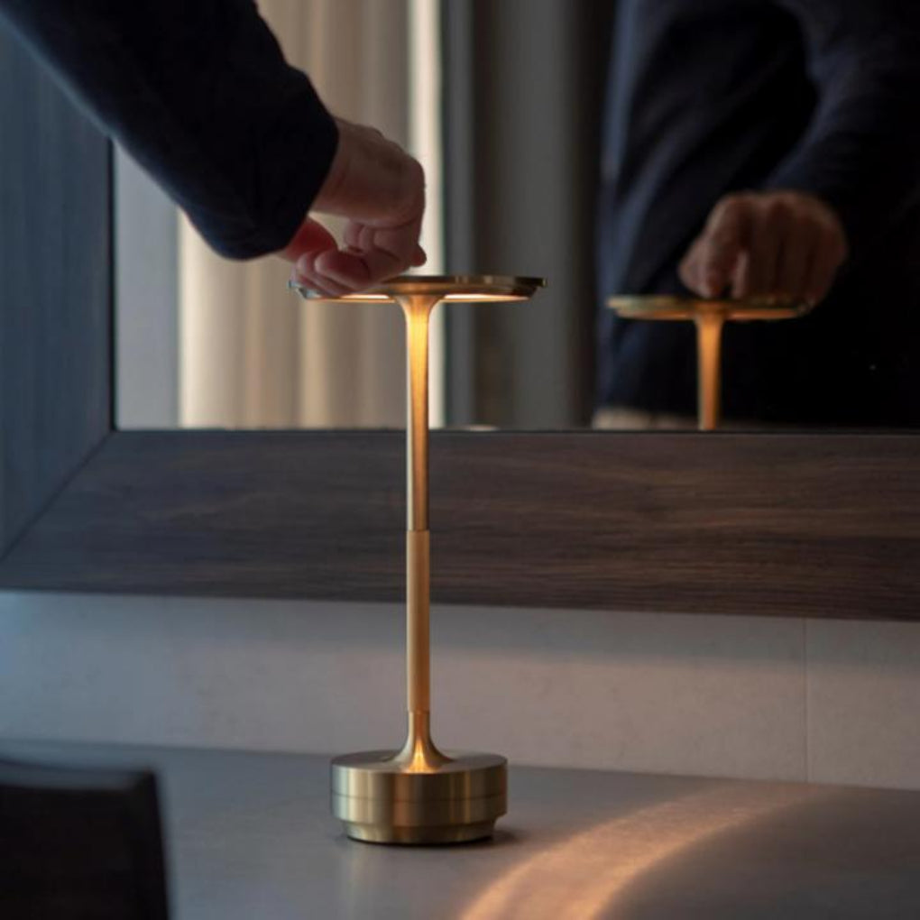 BowLift | Portable Cordless Table Lamp | Dimmable, Rechargeable & Ideal for Indoor and Outdoor Use