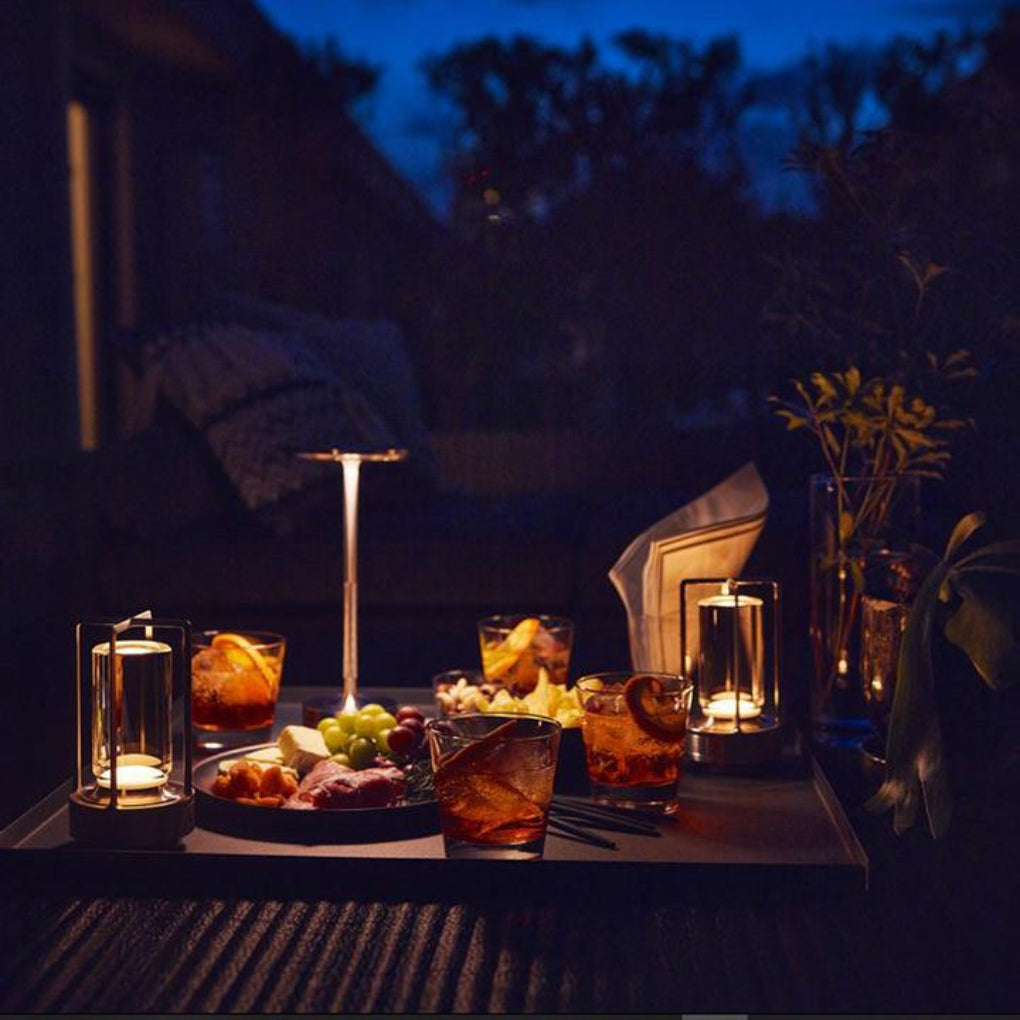BowLift | Portable Cordless Table Lamp | Dimmable, Rechargeable & Ideal for Indoor and Outdoor Use