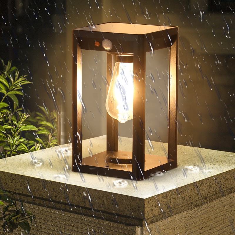 BowLift | PillarGlow - Energy-Saving Solar Outdoor Lamp