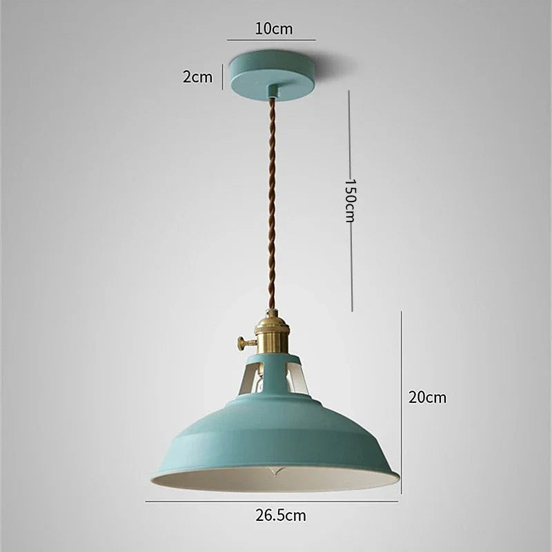 BowLift | Nordic industrial LED pendant lamp Retro